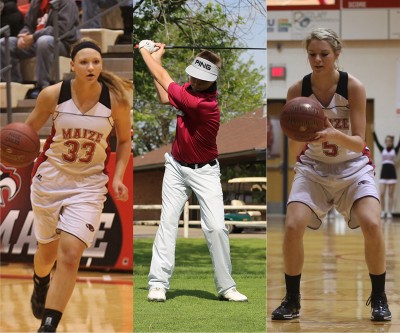 Three seniors verbally commit to play sports in a division one league.