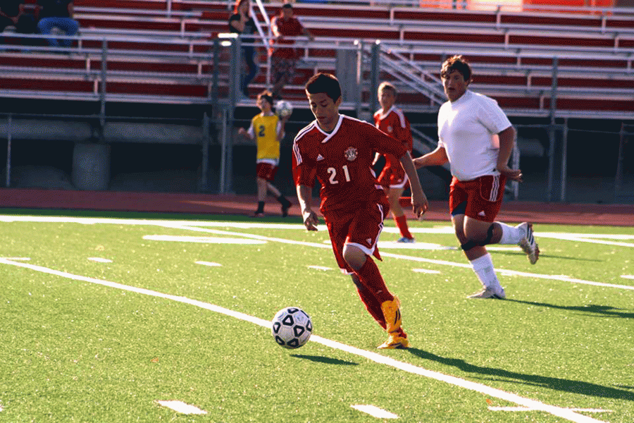 Boys soccer will take on Andover next Tuesday. Photo submitted by Maize High alumni, Taylor Vonfeldt.