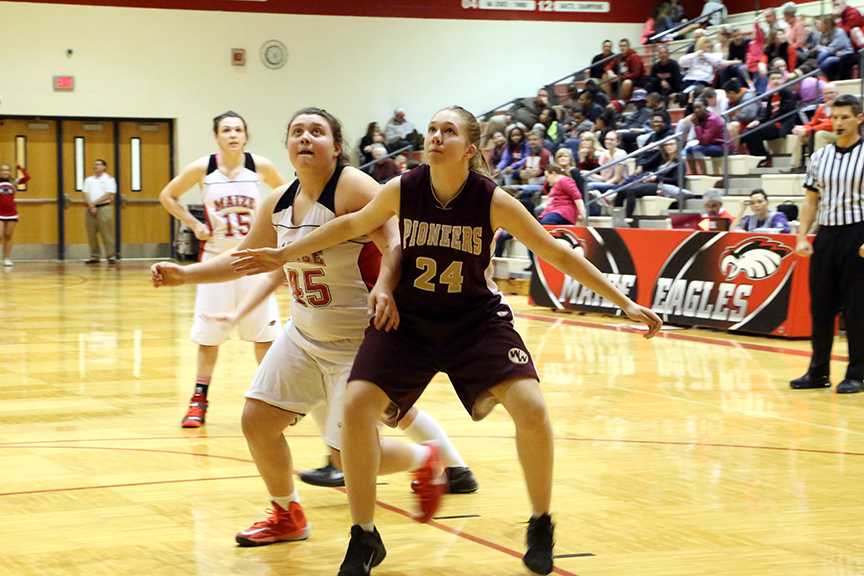 Lady Eagles win first game in sub-state tournament