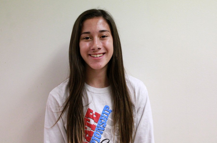 Tania Allen works out every day in order to stay in shape for both Cross Country and Track. 
