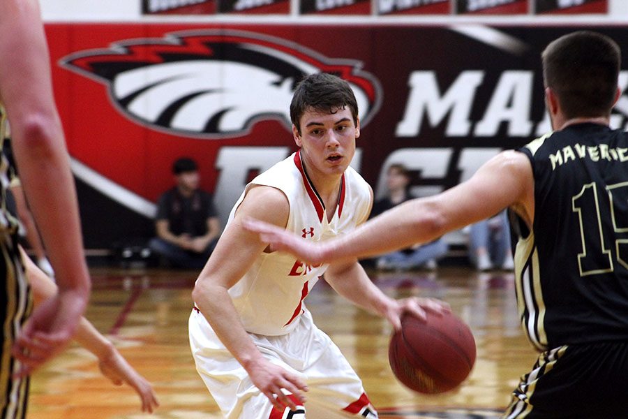 Senior Grant Bugbee scored 30 points against Maize South on Friday.