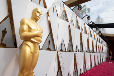 The red carpet of The 89th Oscars at the Dolby Theatre in Hollywood on Sunday.