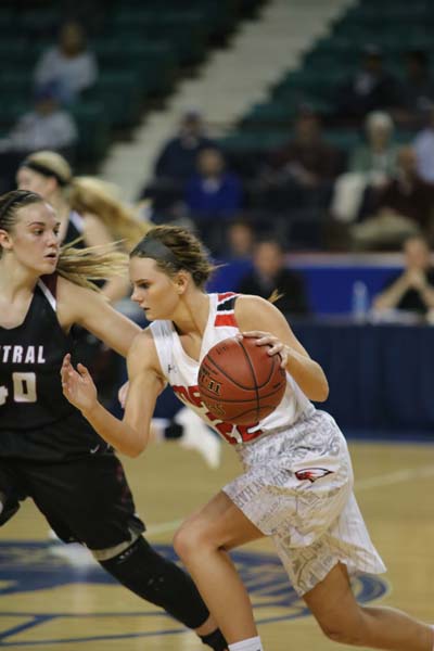 After a dominating victory in the state semi-finals, the Eagles girls basketball team will compete in the state championship game Saturday in Topeka.