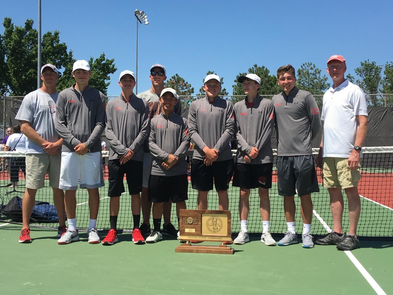 The boys took home the state title in Topeka.