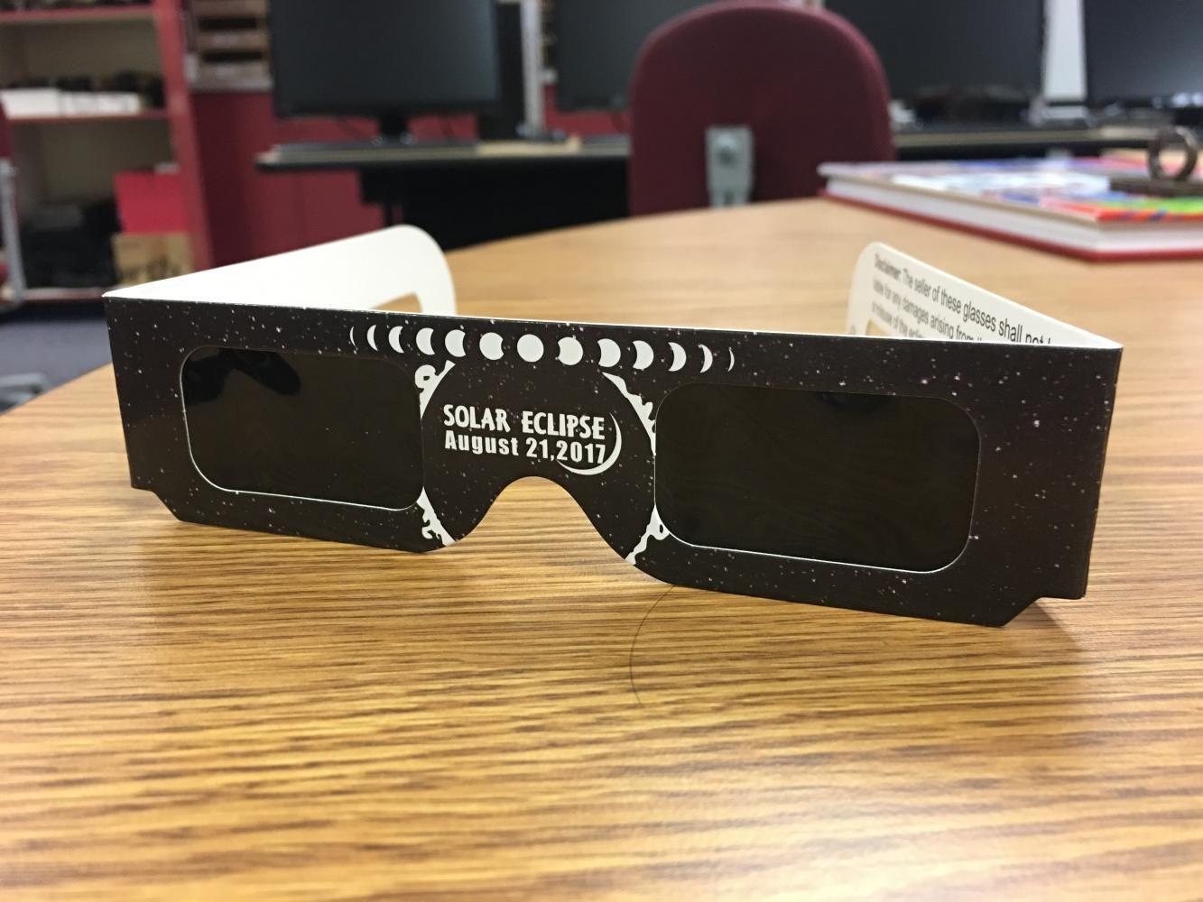 Special solar eclipse glasses will be provided by the school. Classes will be taken outside to view the eclipse during C lunch.
