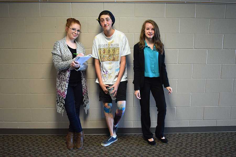 Kyara Wondra, 12, Lilian Dolph and Ashlynn Peterson, both 10. Photo by S.Epke