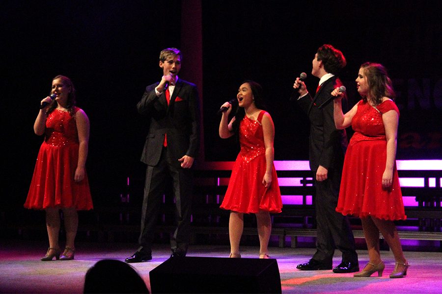The Maize High Choirs 2018 Senior Showcase was this past Friday and Saturday, February 23 and 24. Following the show on each night, there were special events families and friends could attend, these included a dinner theater on Friday and a coffee house on Saturday.