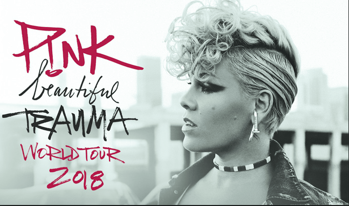 P!nk performs her Beautiful Trauma tour in Wichita. The concert took place Mar 3. Promotional photo released by P!nks Beautifual Trauma tour.