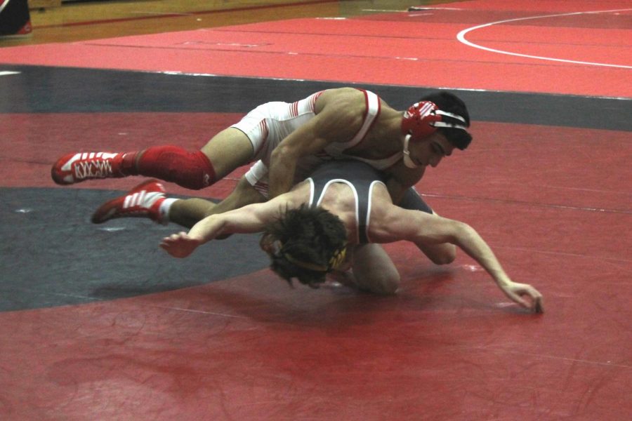 Maize wrestling faced Campus at home on Thursday.