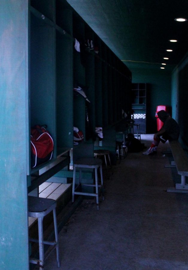 Maize High baseball dugouts were updated this year. The players got new lights, seating, and their own lockers.