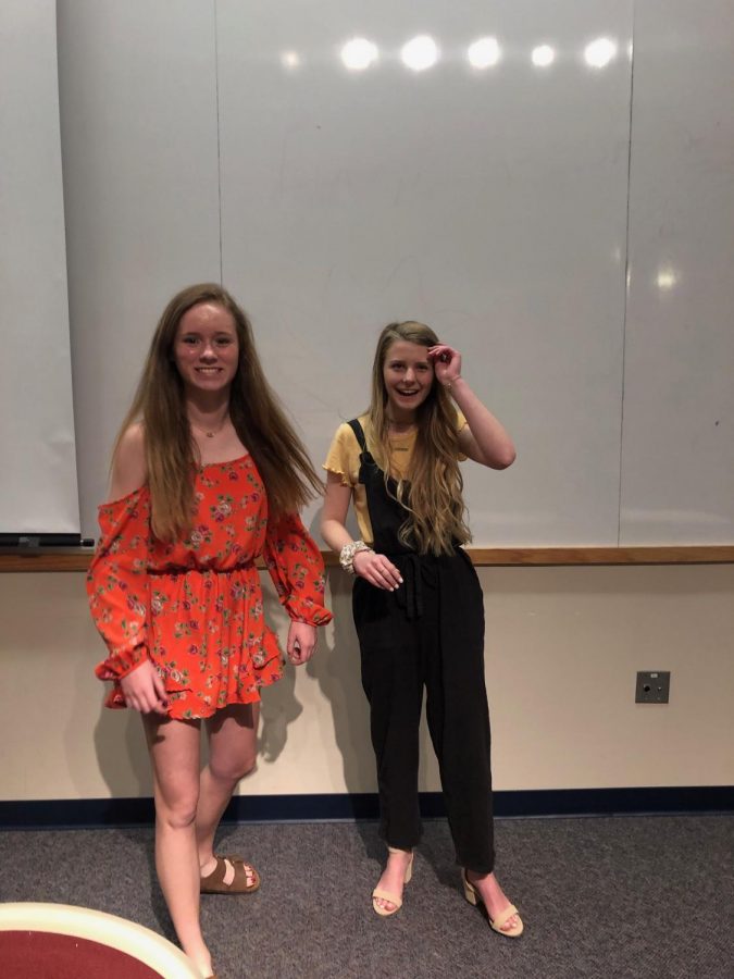 The Student Council had speeches and voting this past week. Molly McCollum and Ryan Bender are the sophomore vice president and president for next year.