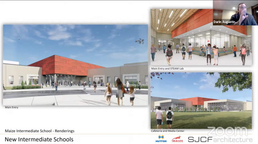 Entry for Maize Intermediate School. Maize South will have a similar entry design.