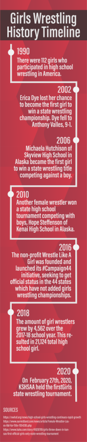 Girls Wrestling Timeline