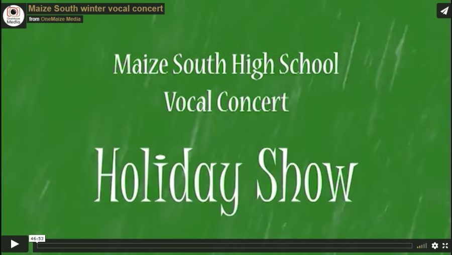 Video: Maize South winter vocal concert
