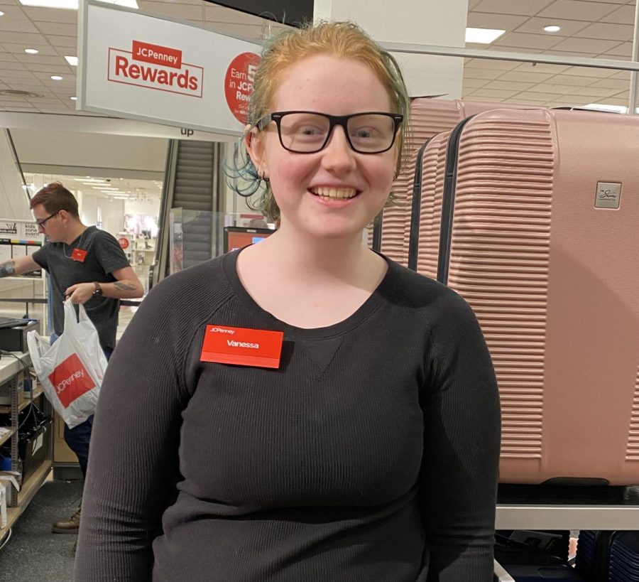 Maize South junior Vanessa Carey was working at the mall at the time of the shooting. Carey had only been working for two weeks; not even past her training.