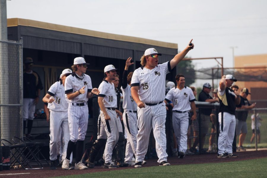 With Maize South down 3-2, the team started to get excited when runs were scored. In the bottom of the 6th inning the Mavericks put up 3 runs, which put them in lead, 5-3.  