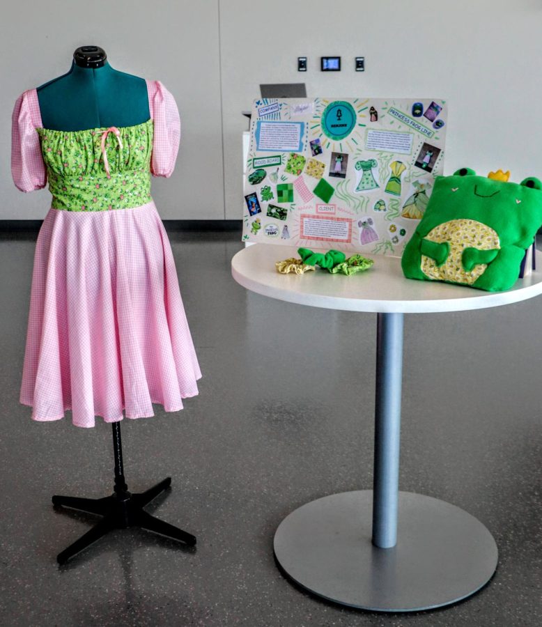 Maize High sophomore Lauren Jenkinson mentions how she has always been a fan of, Princess and the frog, since she was a kid. I have always loved to make dresses and for some reason, I decided to take a chance and do a Disney princess theme, and that is what the design-board represents and everything Jenkinson said.