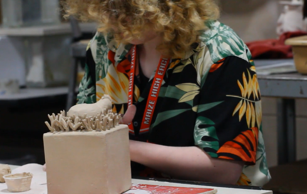 VIDEO: Art using science with ceramics