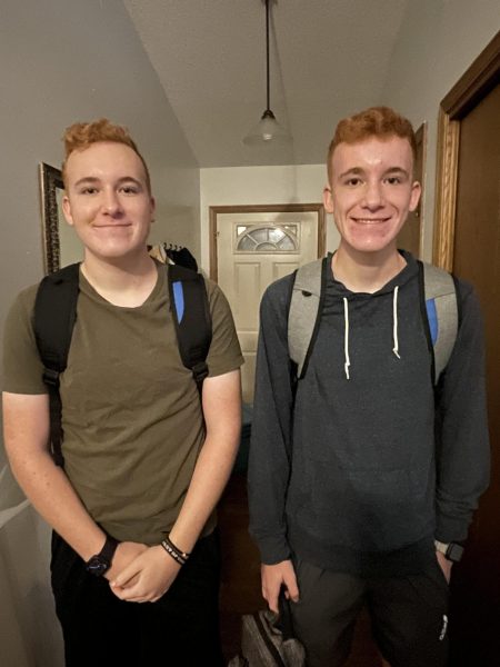 Photo of twin brothers Carson and Connor Levey